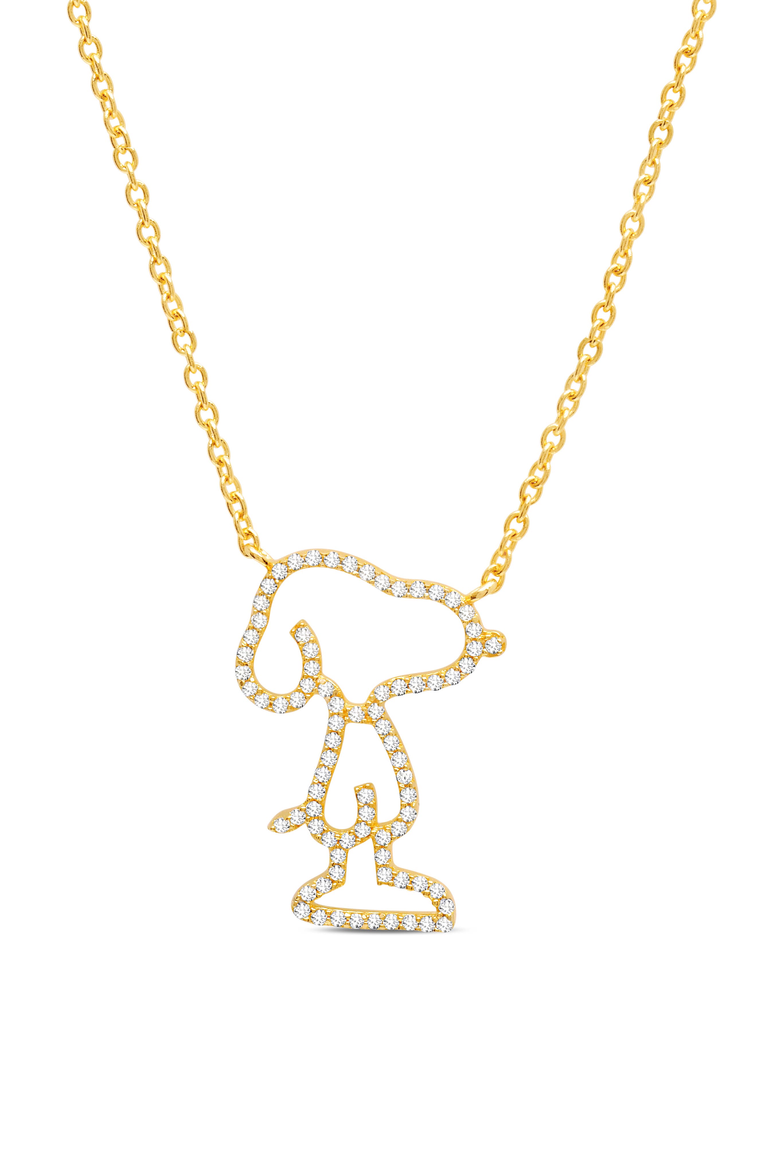 18KT YELLOW GOLD / CLEAR STONE