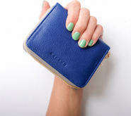 Casupo Small Zipper Wallet with Detachable Key Ring