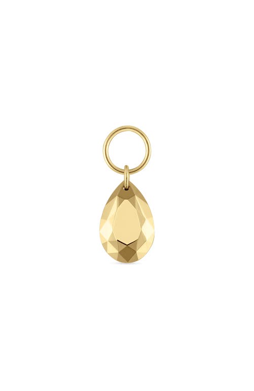 MARIA TASH MARIA TASH FACETED PEAR CHARM PENDANT