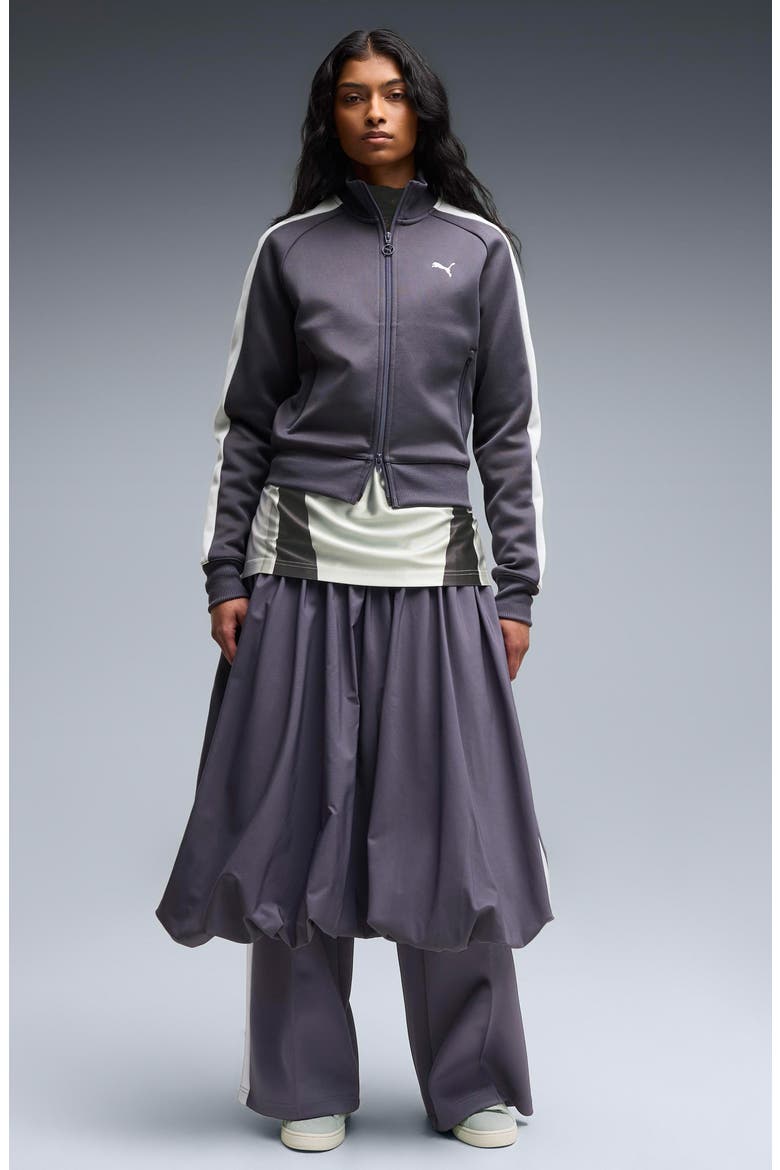 T7 Always On Short Track Jacket, Alternate, color, INKY DEPTHS/ CREME DE MINT
