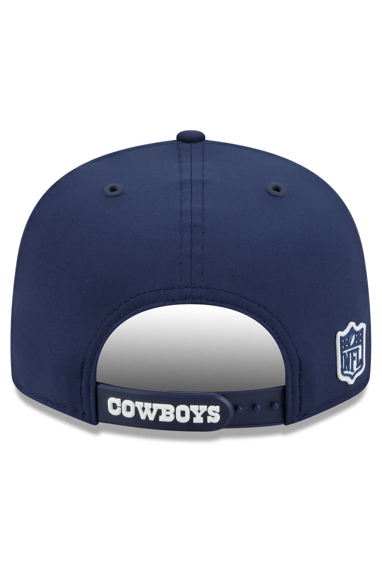 Men's New Era Navy Dallas Cowboys 2026 Sideline Throwback 9FIFTY Snapback Hat, Alternate, color, Navy