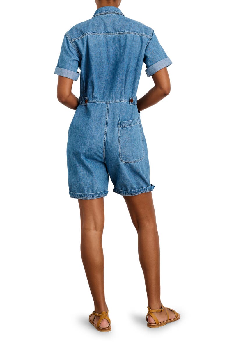 Alex Mill Standard Denim Romper, Alternate, color,