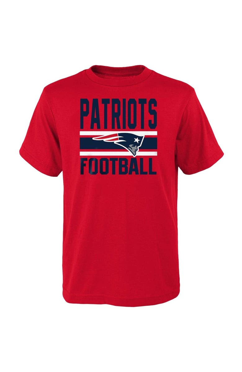 Outerstuff Youth Red/Navy New England Patriots Fan Fave T-Shirt Combo Set, Alternate, color, 