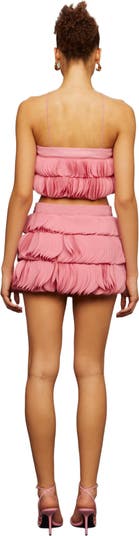 Jazzlyn Applique Fringe Skirt