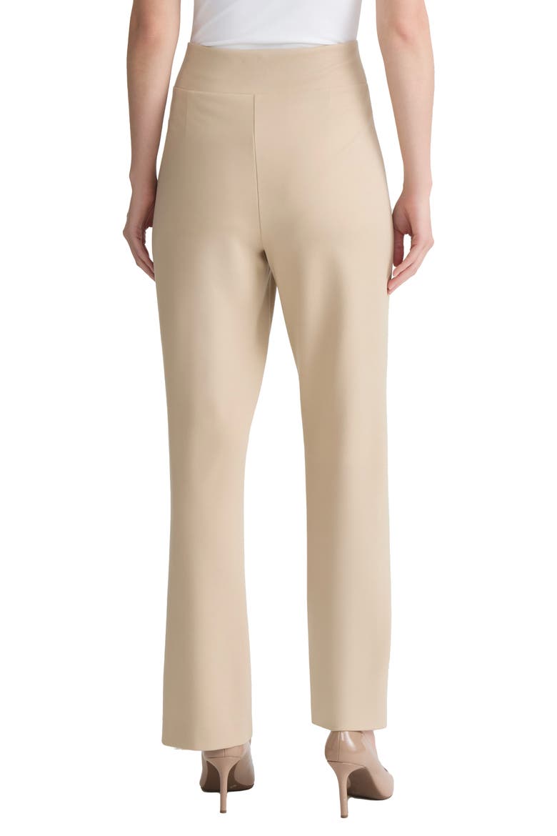 Pintuck Pull-On Straight Leg Ankle Pants, Alternate, color, JONES KHAKI