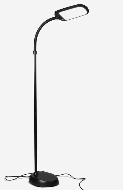 Litespan Slim 55" Led Floor Lamp With Adjustable Color Temperature And Built-in Dimmer