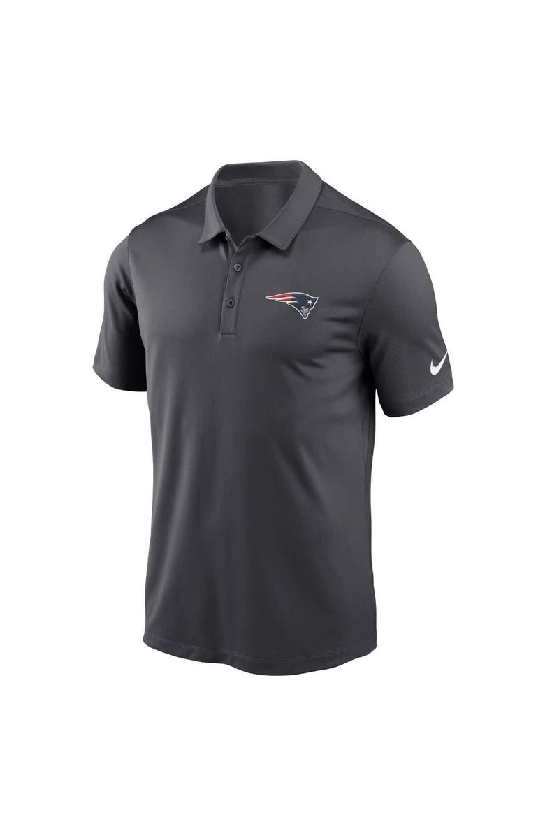 Nike Men's Nike Anthracite New England Patriots Franchise Performance Polo, Alternate, color, Anthracite