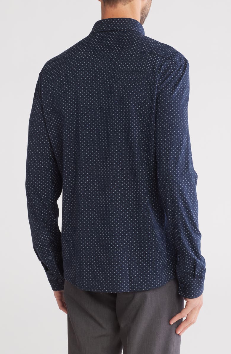 BOSS Roan Kent Long Sleeve Button-Up Shirt, Alternate, color, Blue