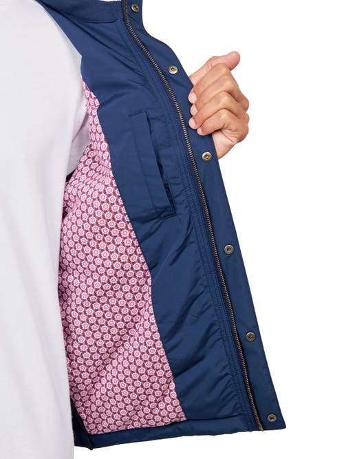 Construct Solid Hybrid Field Jacket In Navy