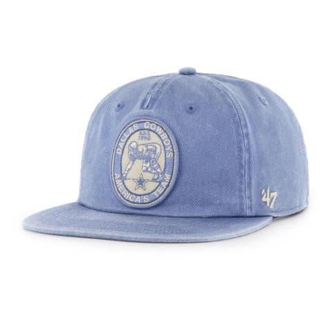 Men's '47  Light Blue Dallas Cowboys Boot Path Relaxed Captain Hat