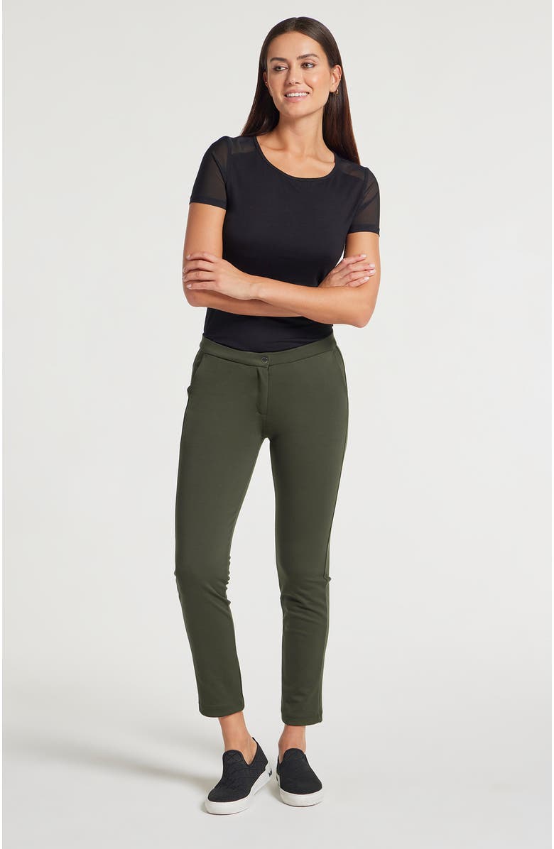 Anatomie Melissa Pima Cotton T-Shirt, Alternate, color, Black