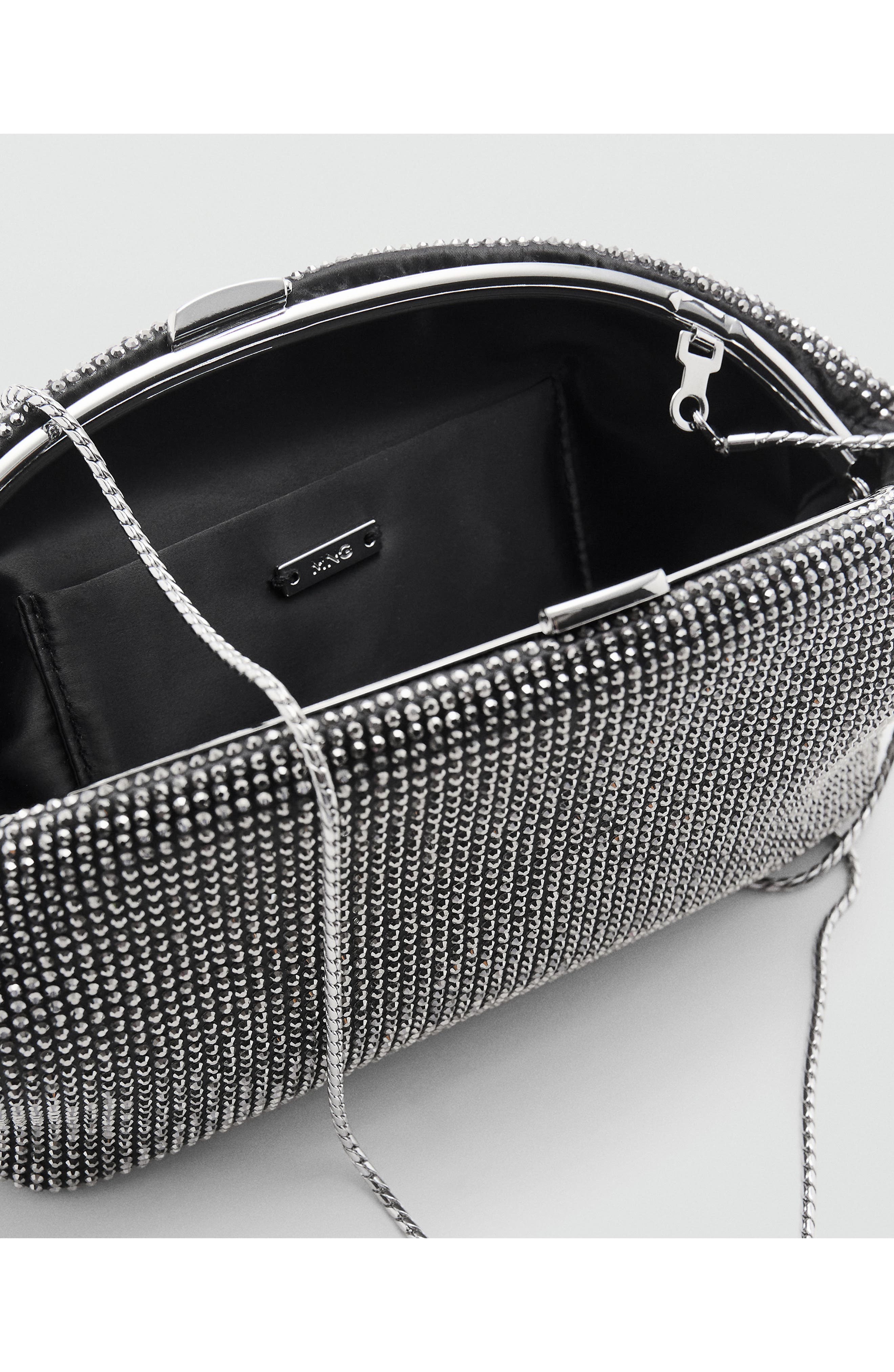 MANGO Crystal Clutch, Alternate, color, 