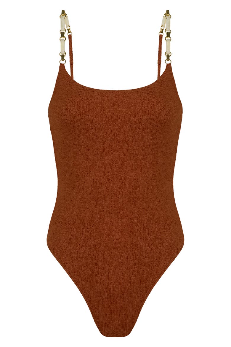 Janet Pina One Piece Swimsuit, Alternate, color, MEDIUM BEIGE