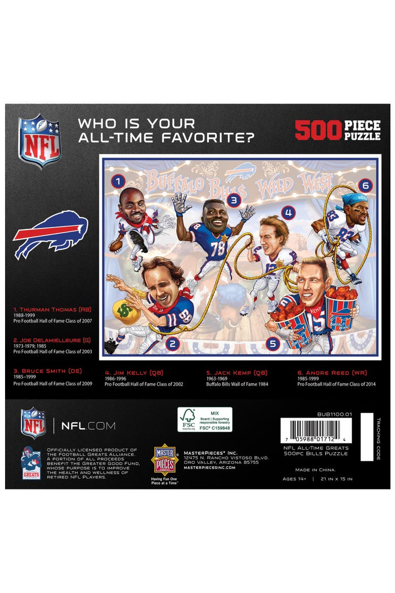 Buffalo Bills 500 Piece Puzzle, Alternate, color, Multicolor
