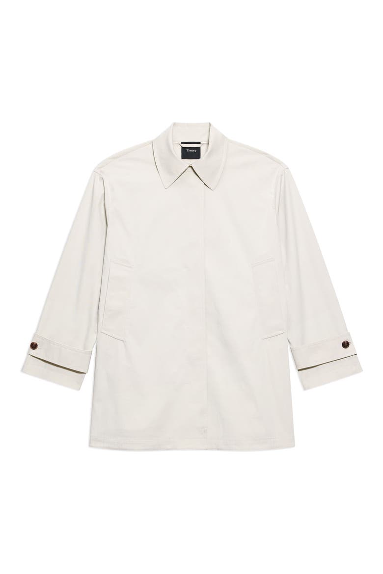 Sleek A-Line Trench Jacket, Alternate, color, SAND