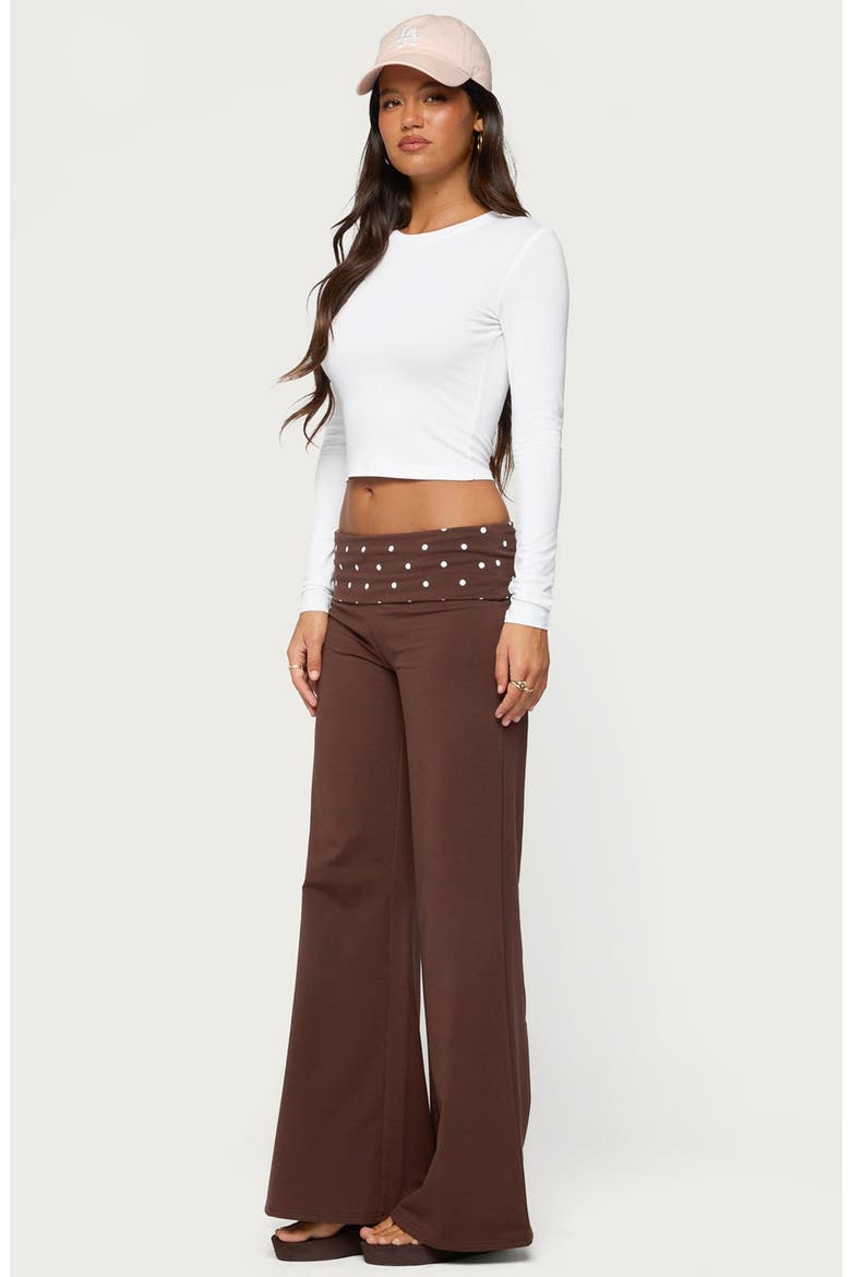 Zali Long Sleeve Crop Top, Alternate, color, WHITE