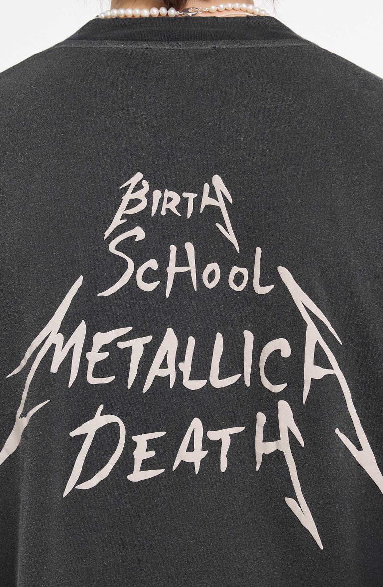 Represent Metallica Garage Inc. Long Sleeve Cotton & Hemp Graphic T-Shirt, Alternate, color,