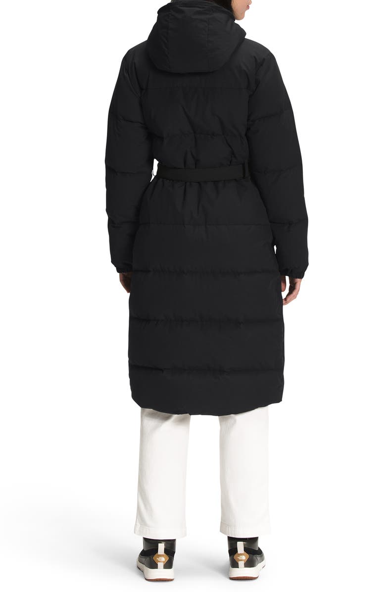 The North Face Sierra Water Repellent 600 Fill Power Down Longline Parka, Alternate, color, 