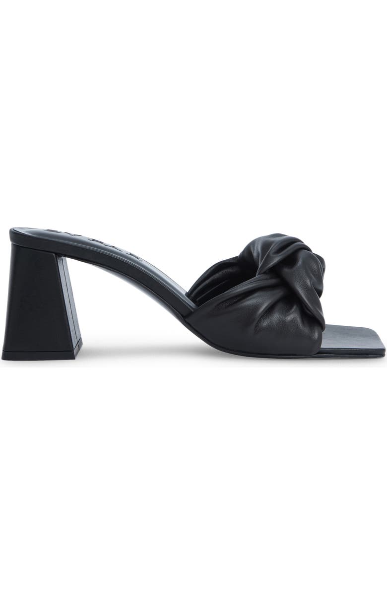 By Far Lamar Twist Square Toe Slide Sandal, Alternate, color,