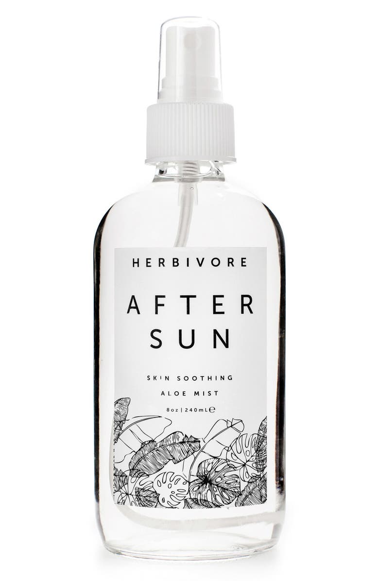Herbivore Botanicals After Sun Skin Soothing Aloe Mist, Main, color, 