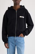 Jacquemus Le Hoodie Gros Grain Cotton Zip Hoodie