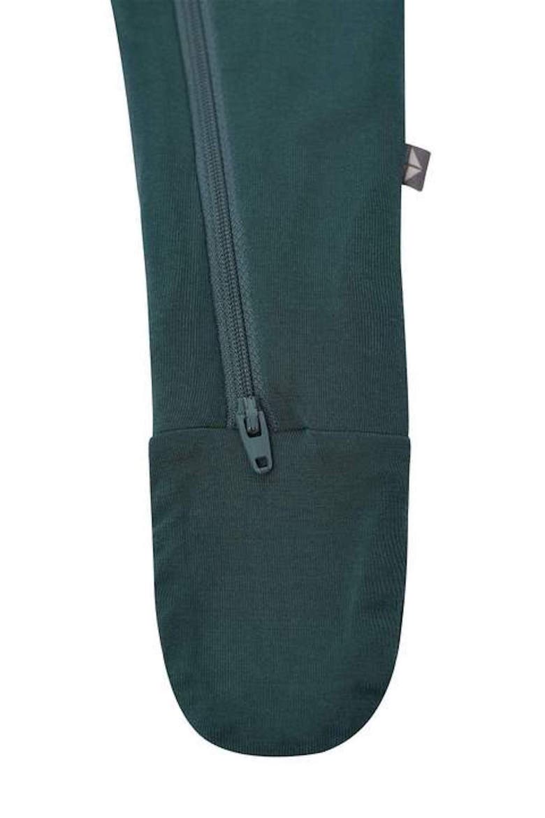 Zip-Up Footie, Alternate, color, EMERALD