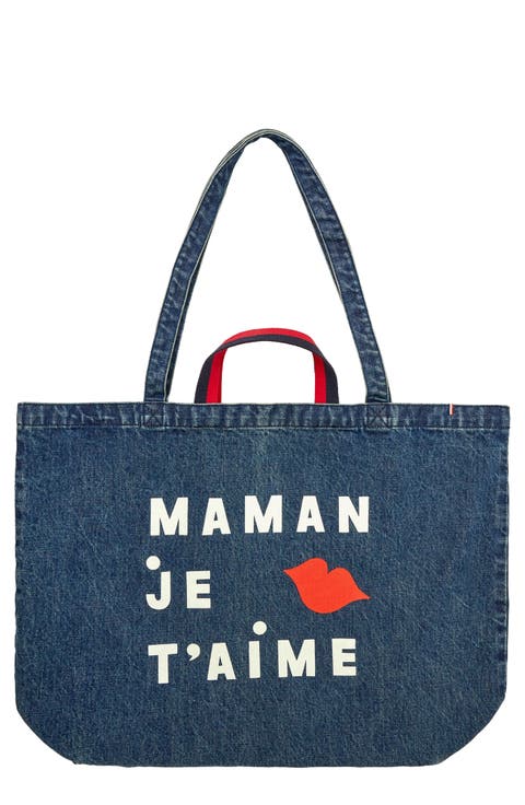 EMC Jumbo Denim Tote