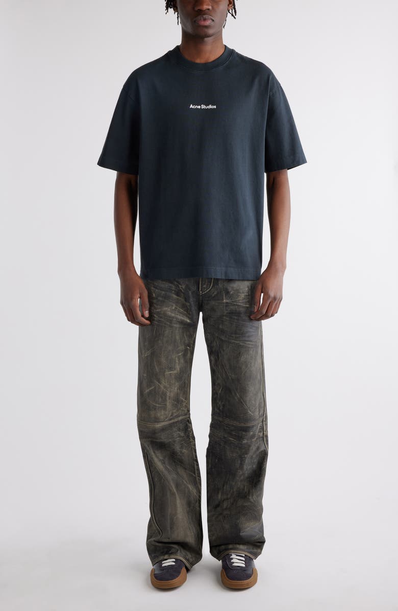 Acne Studios Oversize Logo T-Shirt, Alternate, color, 