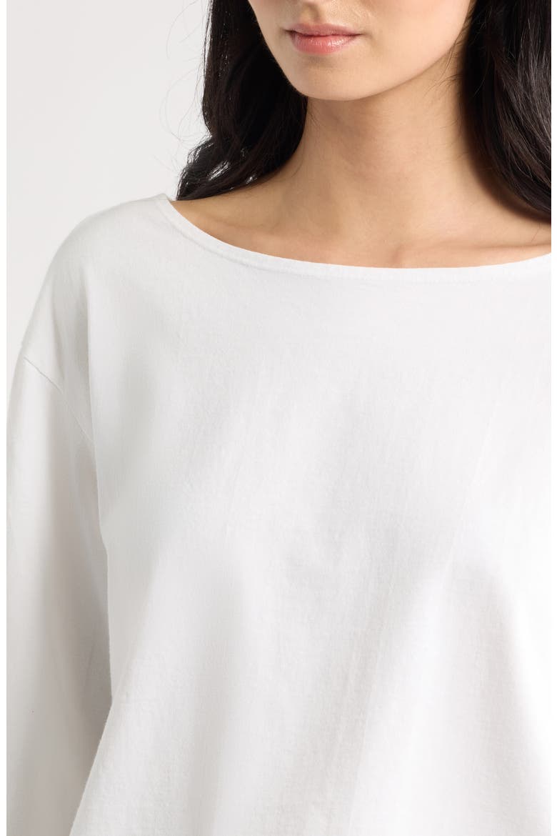 Ella Boatneck Top, Alternate, color, WHITE