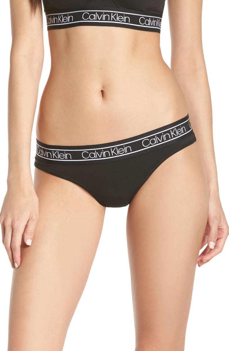 Calvin Klein Modern Flex Thong, Main, color, 
