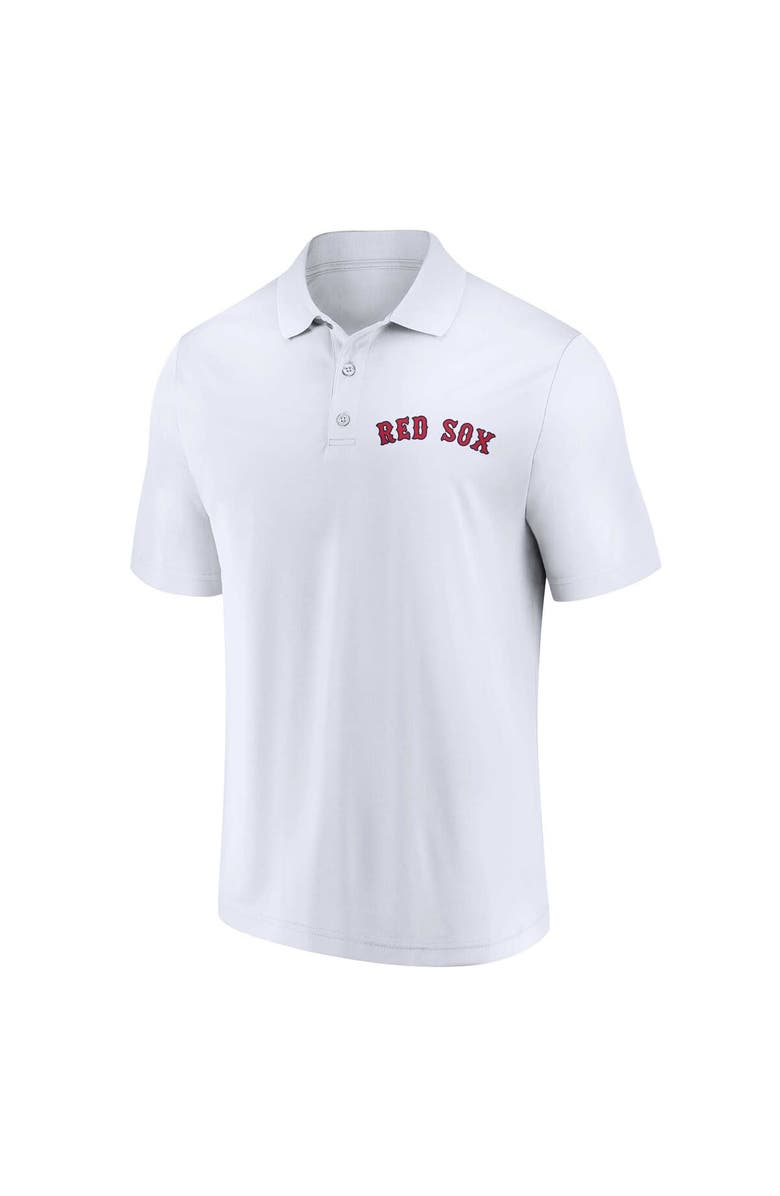 FANATICS Men's Fanatics Branded Navy/White Boston Red Sox Two-Pack Logo Lockup Polo Set, Alternate, color, Navy