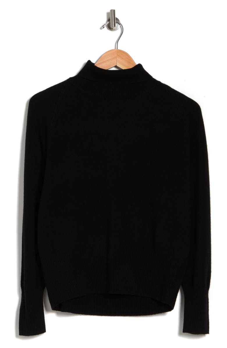 Vince Wool Cashmere Blend Turtleneck, Alternate, color, Black