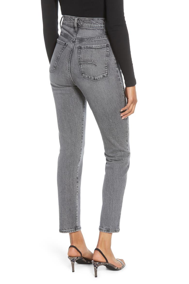 Frankie Comfort High Waist Slim Ankle Jeans, Alternate, color, SECRETIVE