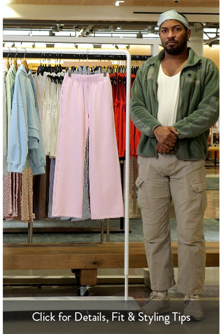 Kids' Wide Leg French Terry Pants video