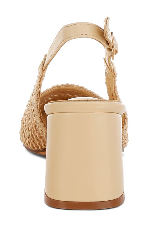 London Rag Tolina Slingback Pump In Beige