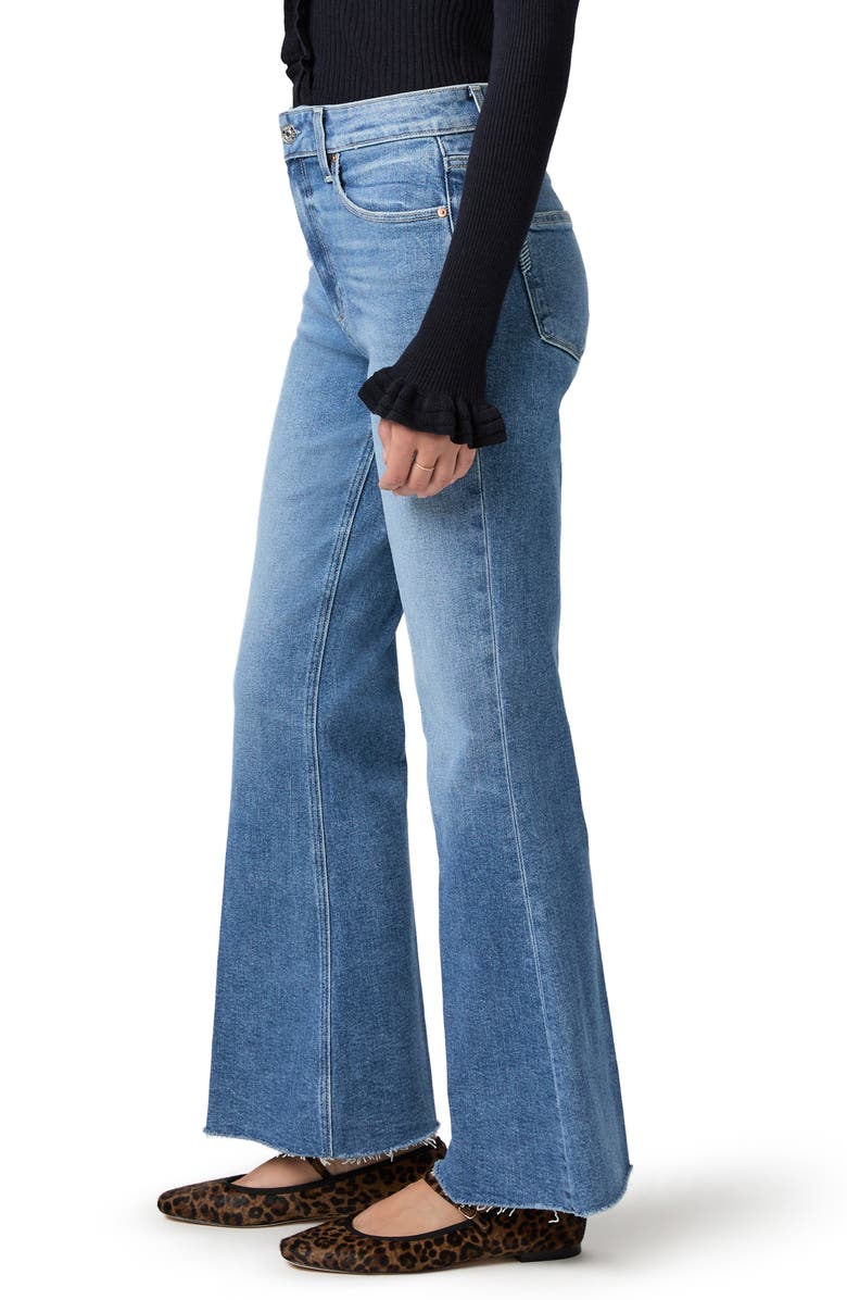 PAIGE Marlow Raw Hem Skimmer Flare Jeans, Alternate, color, Buckingham