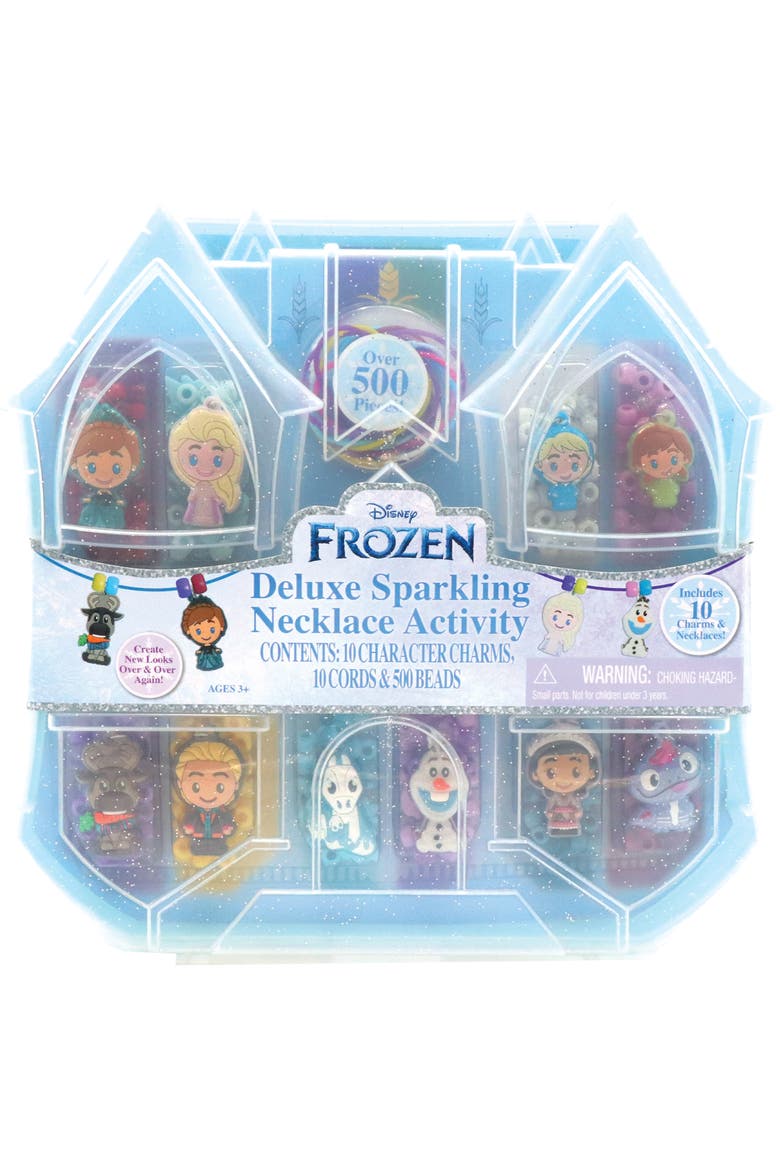 Disney Frozen 2 Deluxe DIY Sparkling Necklace Activity Set, 520pc, Main, color, Multicolored
