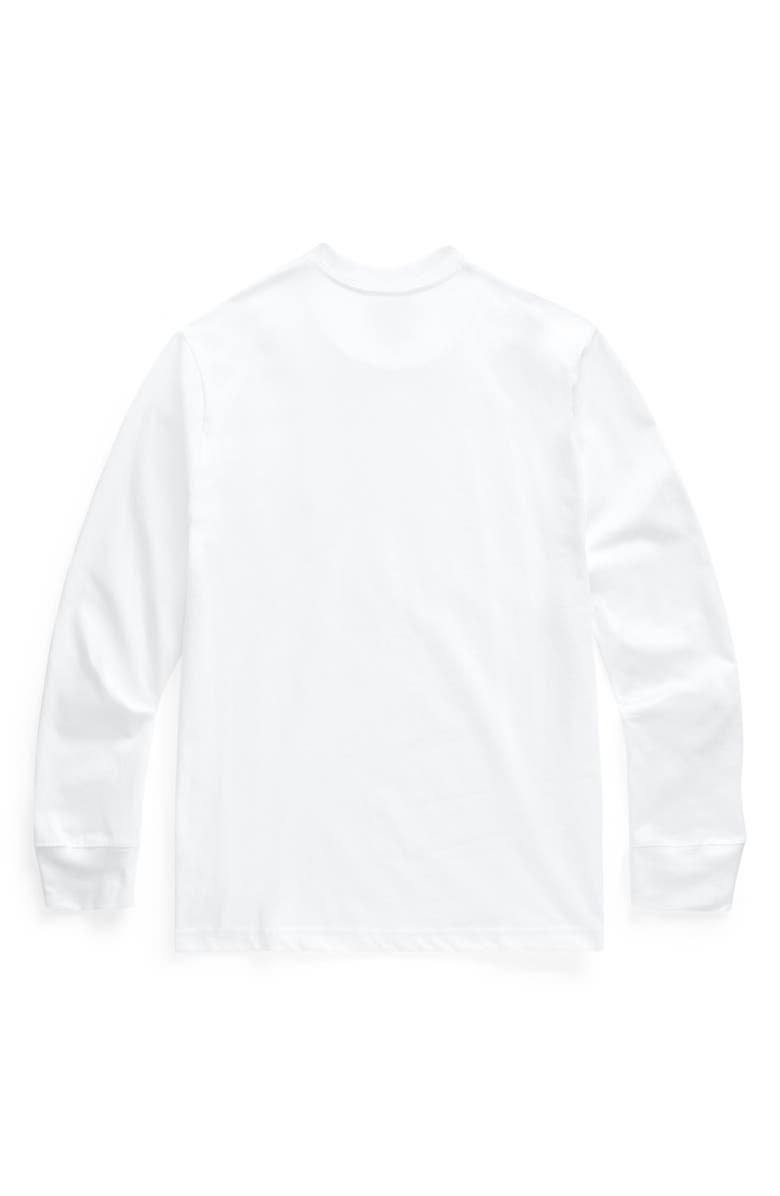Polo Ralph Lauren Kids' Long Sleeve Cotton Jersey T-Shirt, Alternate, color, White
