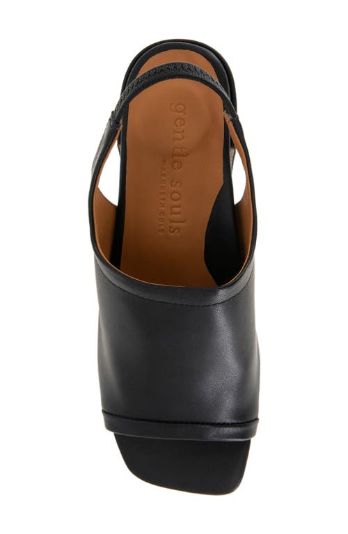 Gentle Souls By Kenneth Cole Penny Slingback Sandal In Black