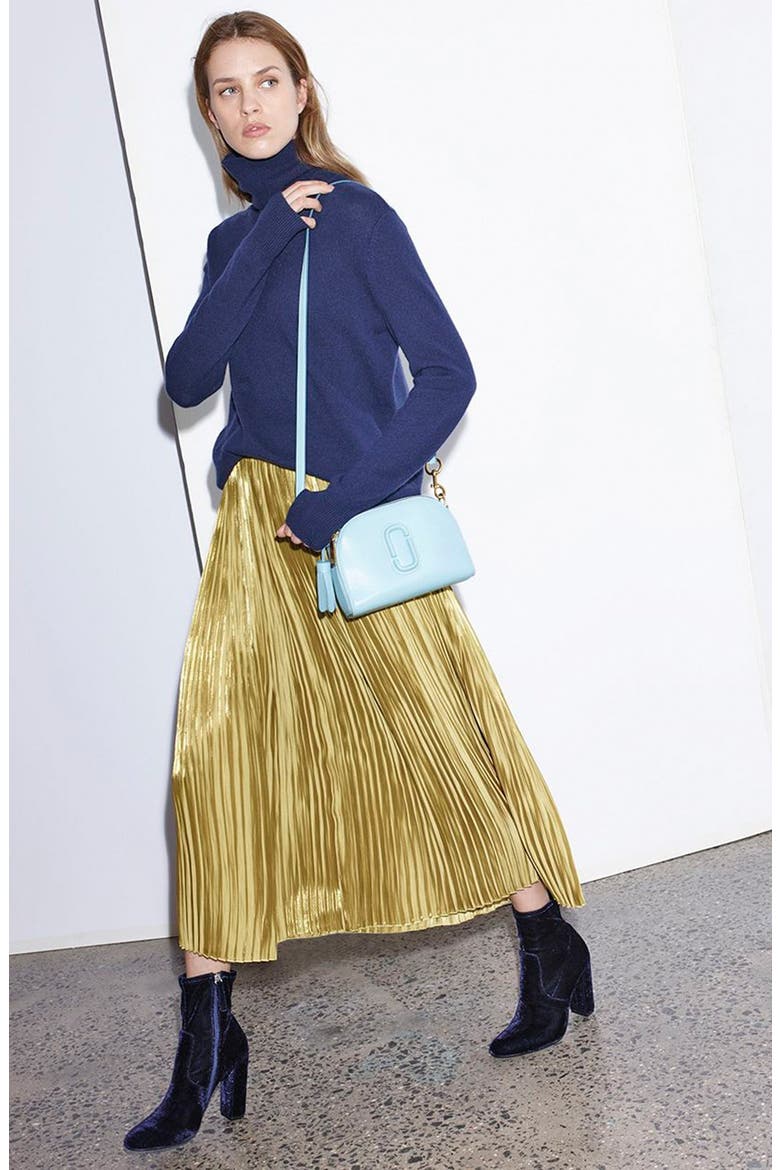 'Oscar' Cashmere Turtleneck, Alternate, color, PEACOAT