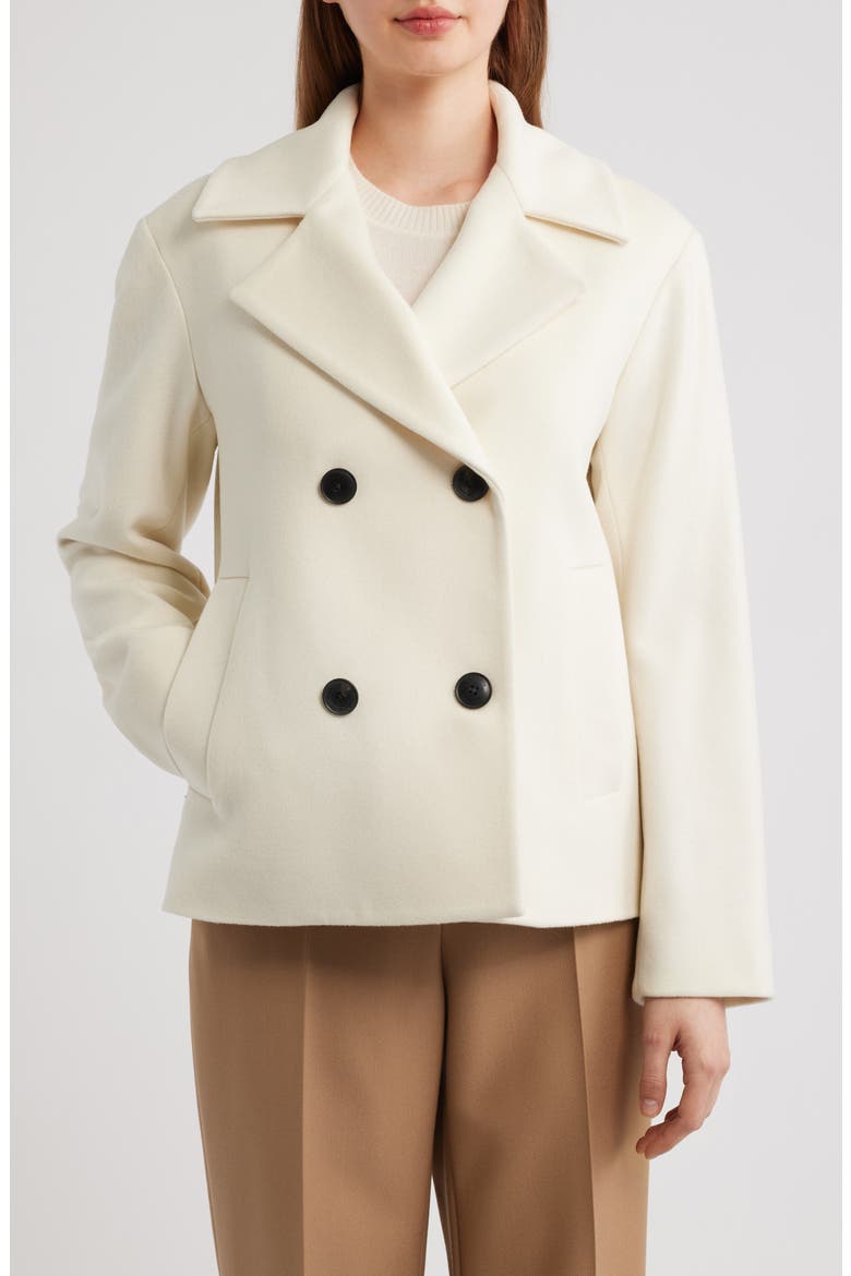 Jane Wool Peacoat, Main, color, PARCHMENT