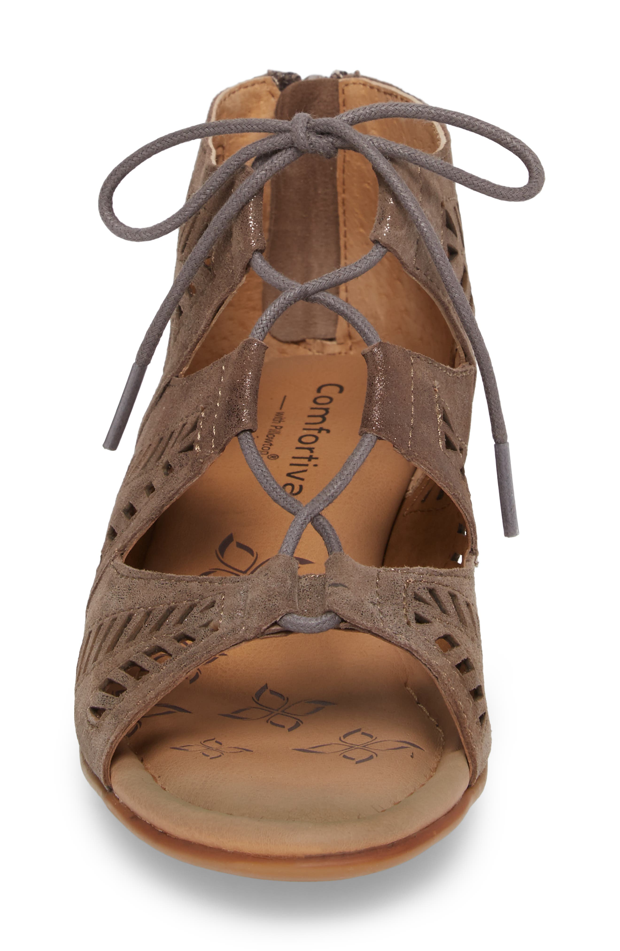 Comfortiva Riley Ghillie Sandal, Alternate, color, 