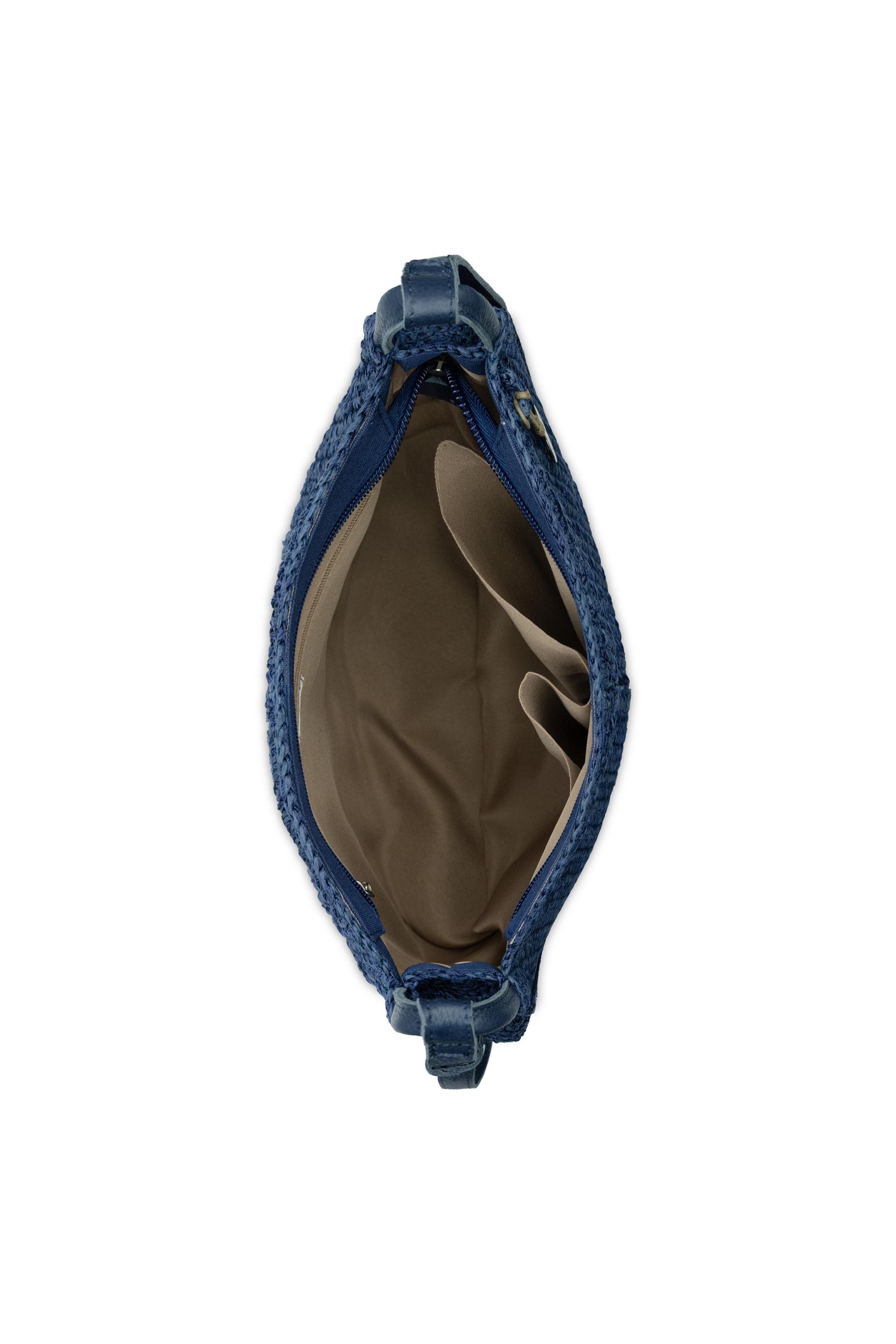 Los Feliz Crossbody Crochet Bag, Alternate, color, Denim Tonal Straw