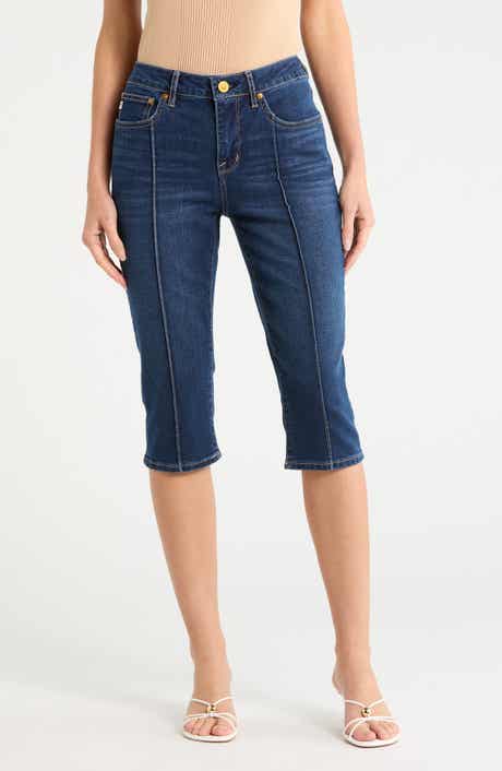 Seven7 Pintuck Skimmer Jeans