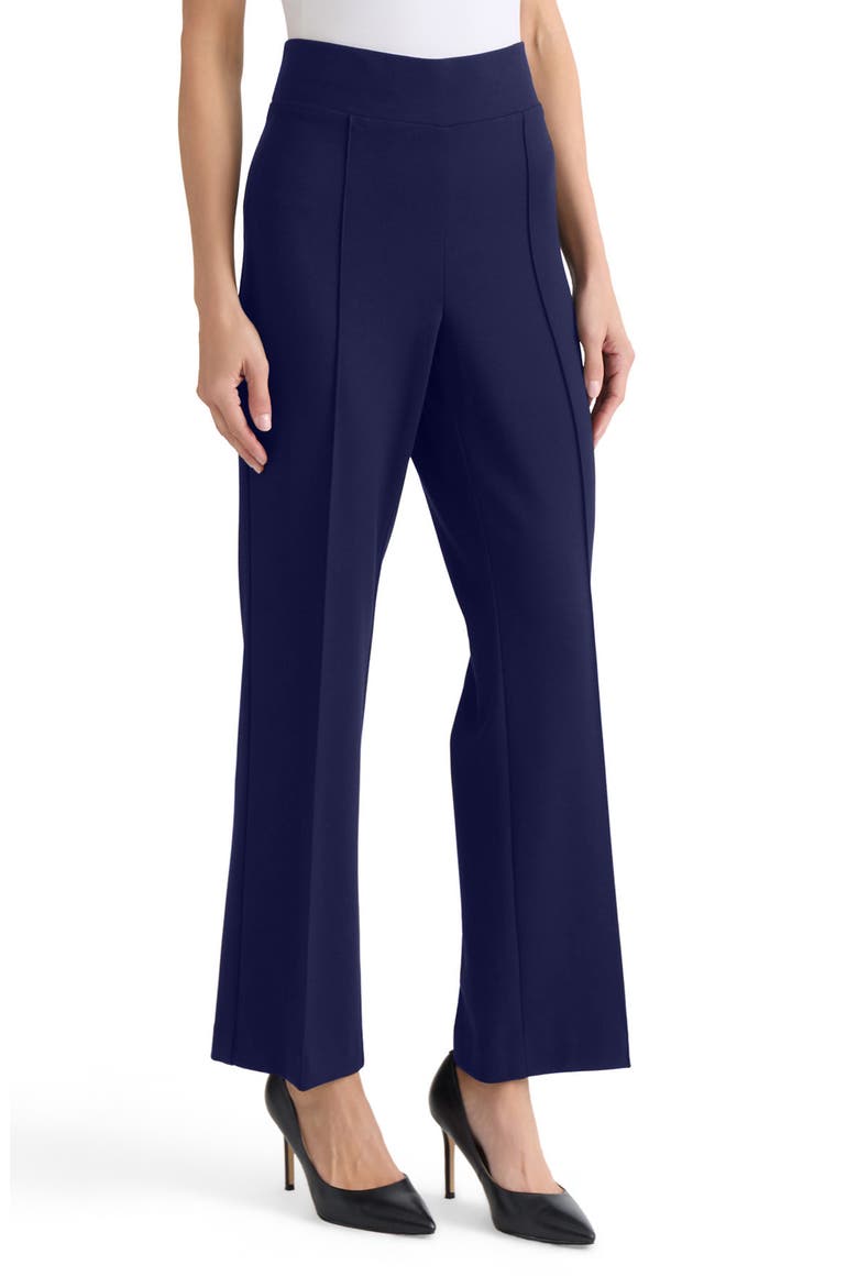 Pintuck Pull-On Straight Leg Pants, Alternate, color, PACIFIC NAVY