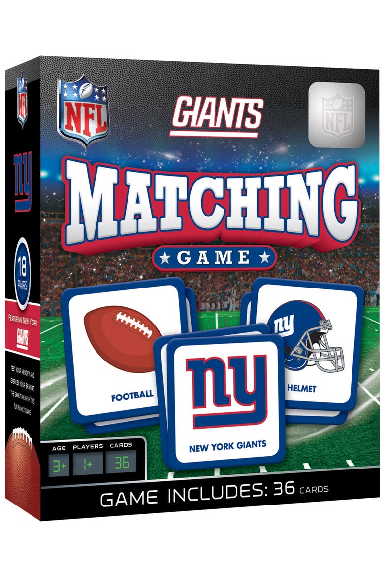 New York Giants Matching Game, Main, color, Multicolor