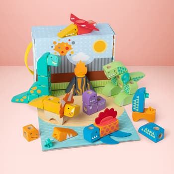 Blockables Dinos 69-Piece Snap & Play Set