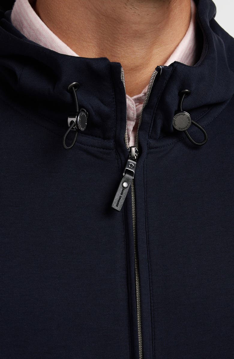David Donahue Journey Zip Hoodie, Alternate, color, Navy