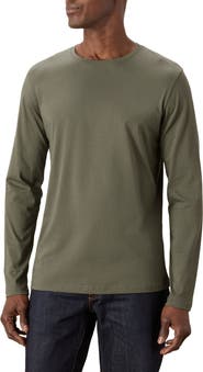 Pact Organic Cotton Men's Softspun Essential Crewneck Long Sleeve Tee