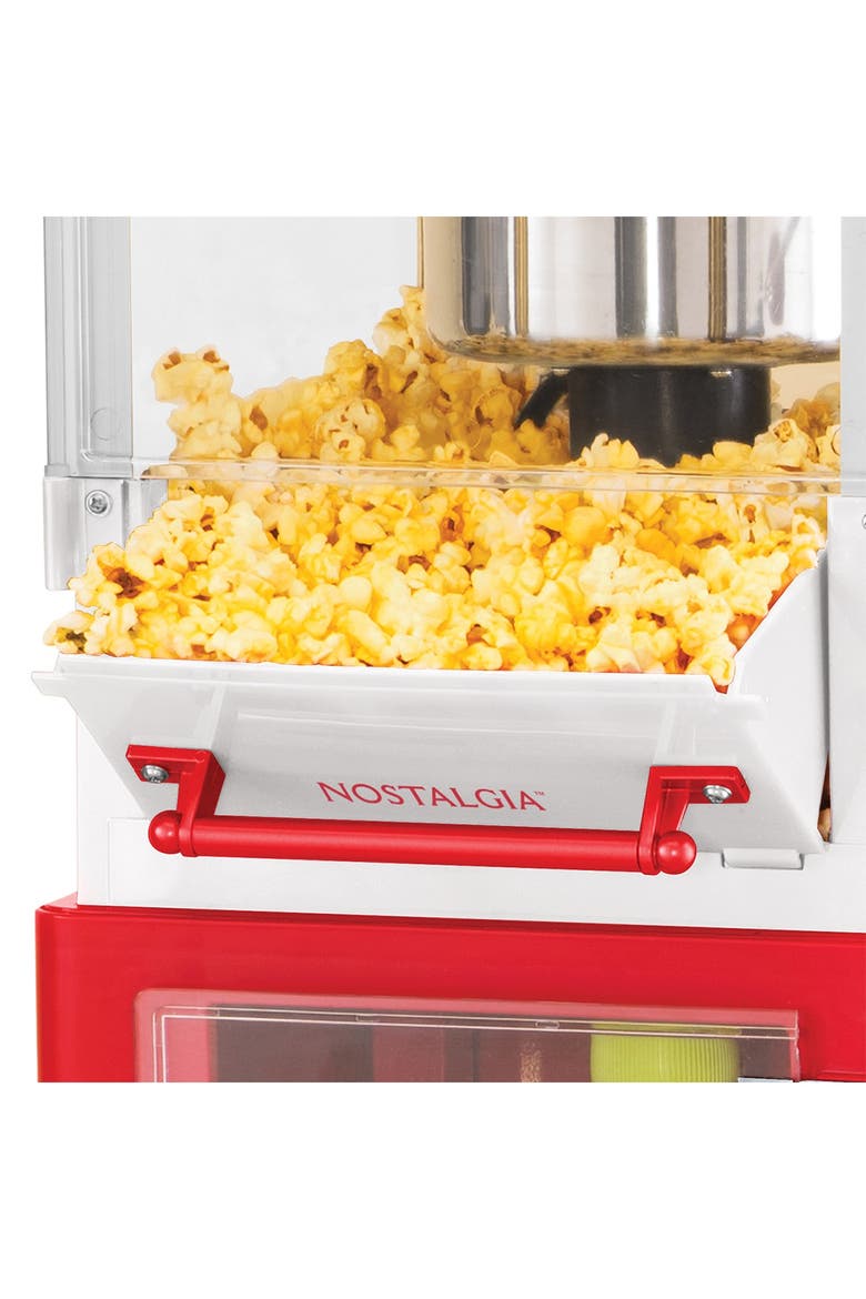 48" Vintage Collection Popcorn Cart, Alternate, color, RED